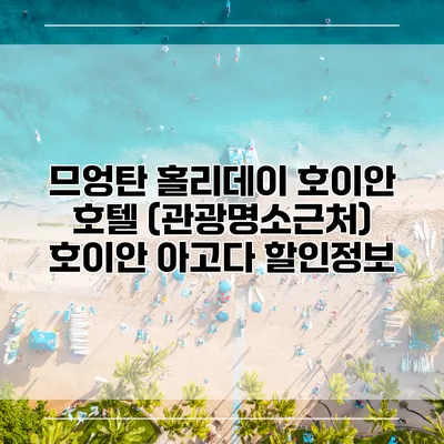 므엉탄 홀리데이 호이안 호텔 (관광명소근처) 호이안 아고다 할인정보