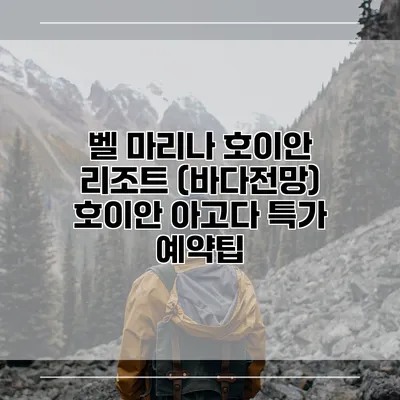 벨 마리나 호이안 리조트 (바다전망) 호이안 아고다 특가 예약팁