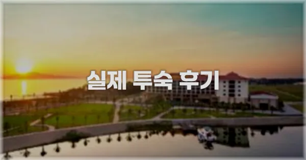 💬 실제 투숙 후기