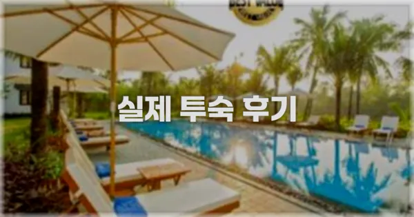 💬 실제 투숙 후기