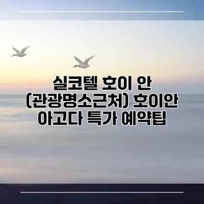 실코텔 호이 안 (관광명소근처) 호이안 아고다 특가 예약팁